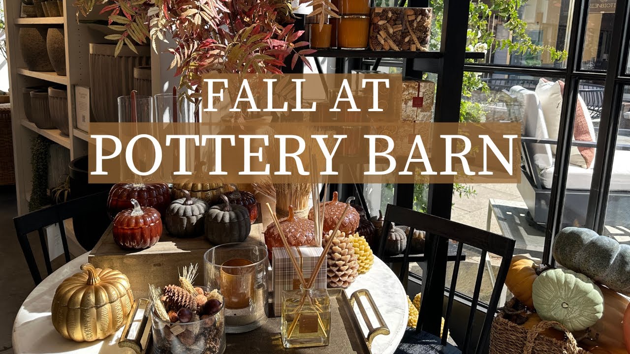 Get Cozy with Pottery Barn this Fall