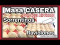 Masa para SORRENTINOS caseros - o RAVIOLONES domingueros💪🏼👍 Super Rendidora