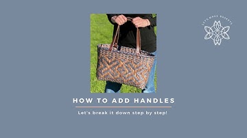 How to add handles to your basket
