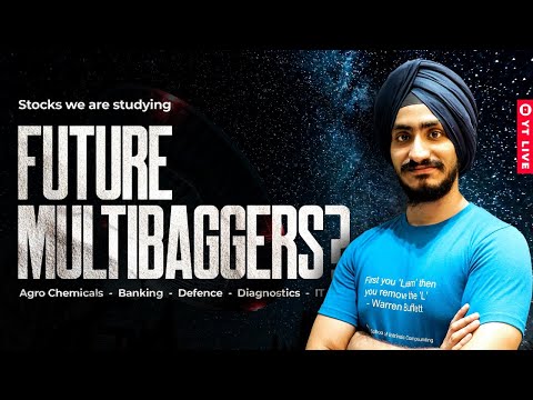 Stocks we are Studying: Future Multibaggers? Live 🔴 (Agrochemicals, Banking, Defence,Diagnostics,IT)