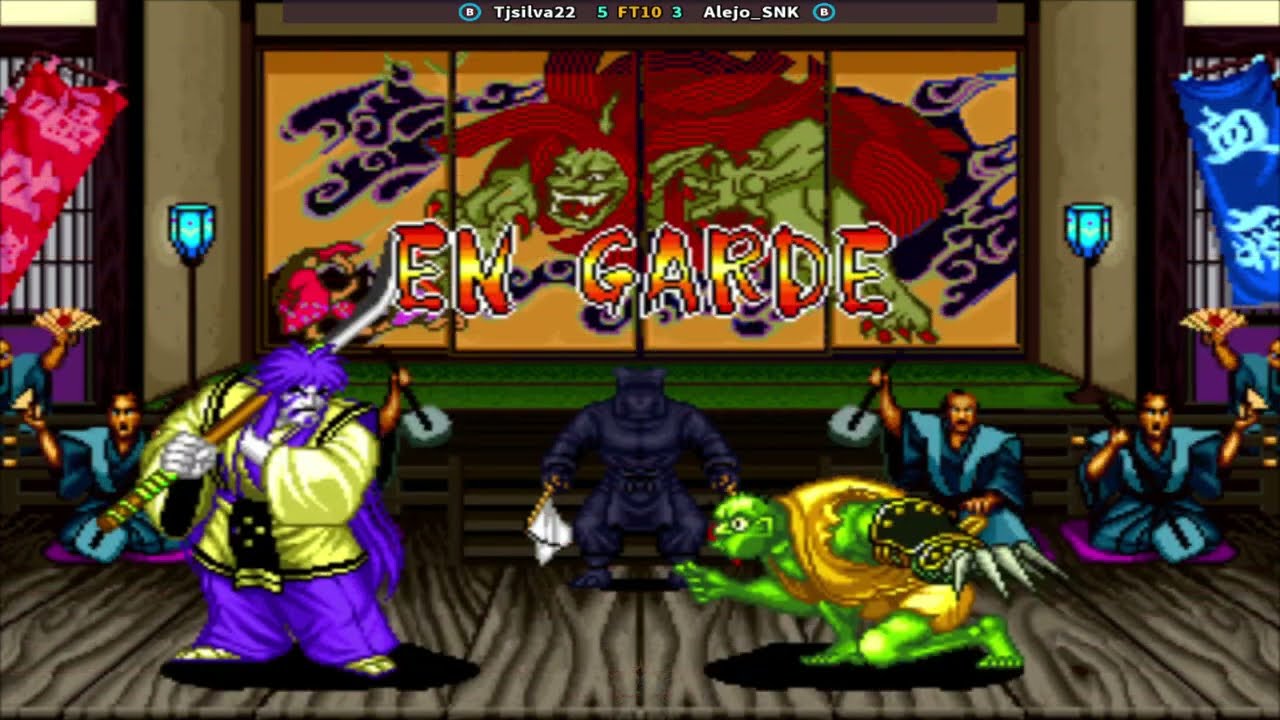 Samurai Shodown II Tjsilva22 (BR) Vs Alejo_SNK (CO) || Play Date