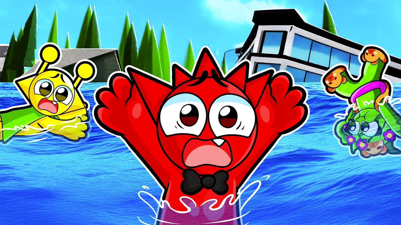 SOBREVIVIMOS a la INUNDACIÓN de BROOKHAVEN en Roblox!