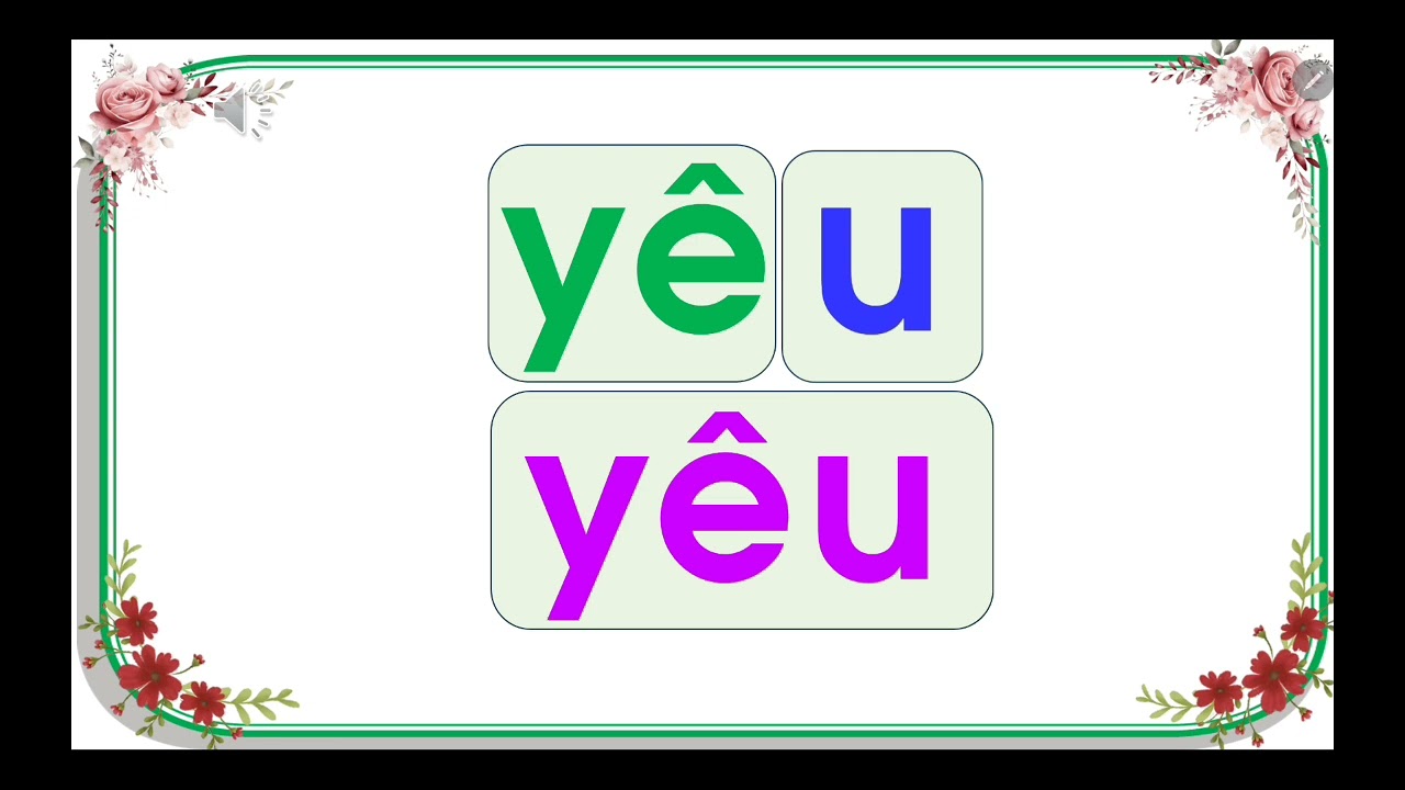 CHỦ ĐỀ 15   BÀI 3 IÊU   YÊU