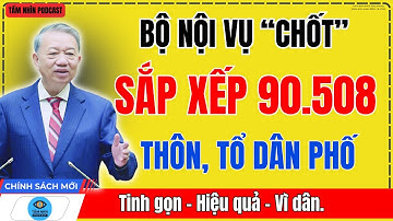 Bộ Nội vụ “CHỐT”: Sắp xếp 90.508 thôn, tổ dân phố – Bước ngoặt tinh gọn bộ máy hành chính 2025