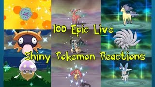 100 Epic Live Shiny Pokemon Reactions Pokemon ORAS and XY Shiny Montage
