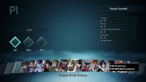 Jump Force: Available Beta Characters and Stages