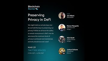 Preserving Privacy in DeFi - Bancor X Railgun: March 29, 2022