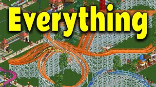 I built a theme park with EVERYTHING in RollerCoaster Tycoon 2