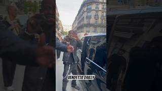 Travis Scott get mad by paparazzi #travisscott #travis #utopia #celebrity #paris #shorts#paparazzi