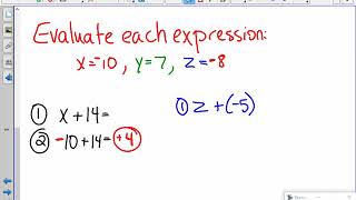 Chapter 2-4 Adding Integers Part 2