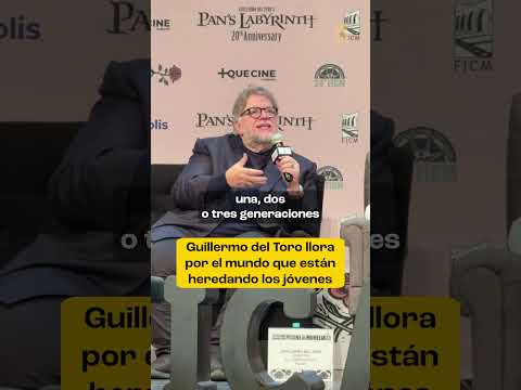 GUILLERMO DEL TORO LLORA POR EL MUNDO QUE ESTÁN HEREDANDO LOS JÓVENES #ficm2026 #ficm