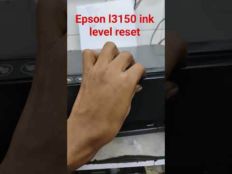Epson L3150 red light blinking problem reset