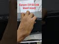 Epson L3150 red light blinking problem reset