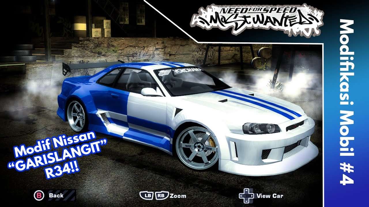 Modifikasi Mobil Nissan Skyline R34 Nfs Most Wanted Modifikasi