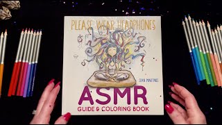 ASMR Coloring/Colored Pencils! (No talking) Page turning, pencil rummaging & coloring!