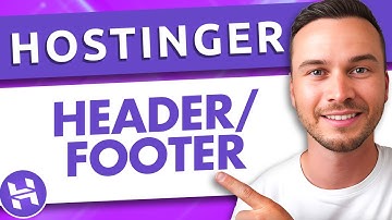How to Customize the Header and Footer in Hostinger Website Builder (HINDI)