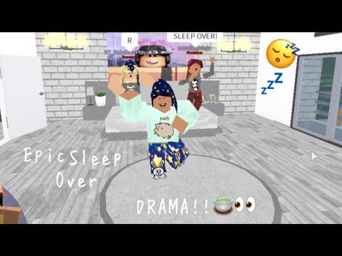 Bloxburg Sleep Over Drama Roblox Youtube - sleeping face roblox