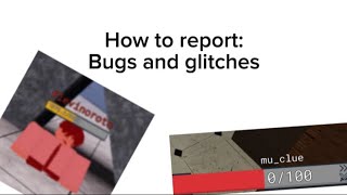 How to Report bugs & glitches in Item asylum | Item Asylum