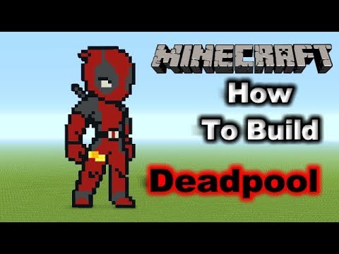 Minecraft Tutorial Deadpool Marvel