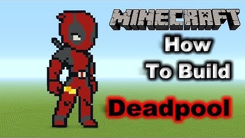 Minecraft Tutorial - DEADPOOL (Marvel)