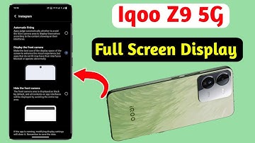 iqoo z9 full screen display apps setting,iqoo z9 full screen display setting kaise kare