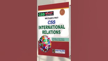 International Relations CSS and PMS Preparation book 📚🌎✨ #csspreparation #internationalrelations 📚🌎