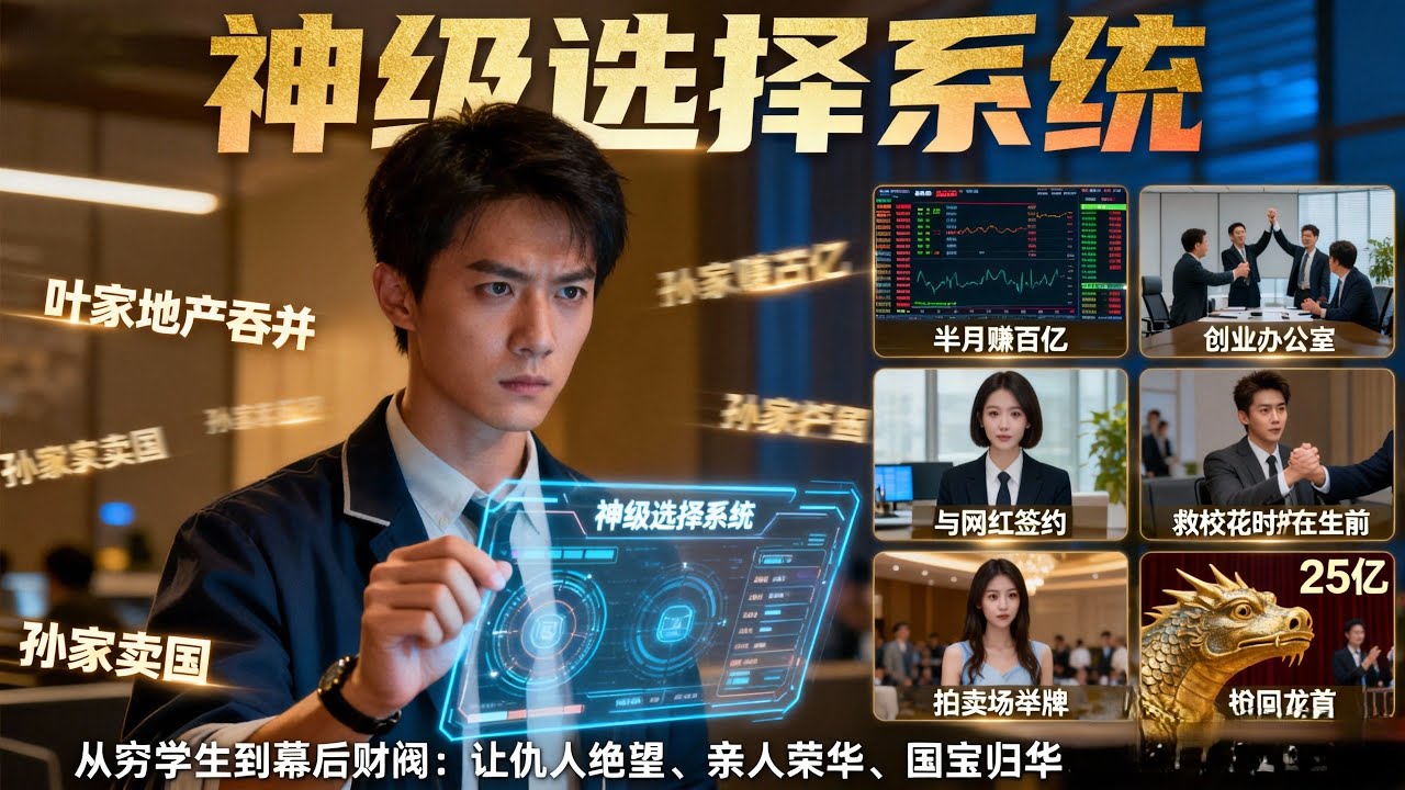 [Multi SUB] ｜重生回大学时代，激活“神级选择系统”！他炒股、创业、收网红，半月赚百亿；救校花、护千金！#下山追短剧#MiniDrama#精彩大陆短剧