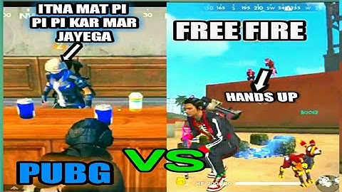 FREE FIRE VS PUBG TIK TOK VIDEOS PART#2 by IGB HASNAIN