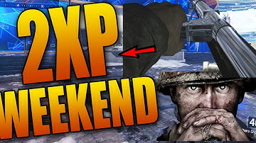 COD WW2 LEVEL UP FAST!!! - DOUBLE XP WEEKEND COMING UP!!!