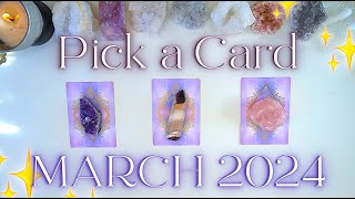 ☔️🔮 MARCH 2024 🔮☔️ Messages & Predictions ✨ Detailed Pick a Card Tarot Reading