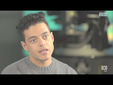 Rami Malek promoting Bohemian Rhapsody on ABC's 7.30