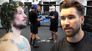 JEFF WITTEK FIGHTS INTERNET TROLL AT SUGA SEAN O'MALLEY GYM | JEFF FM CLIPS