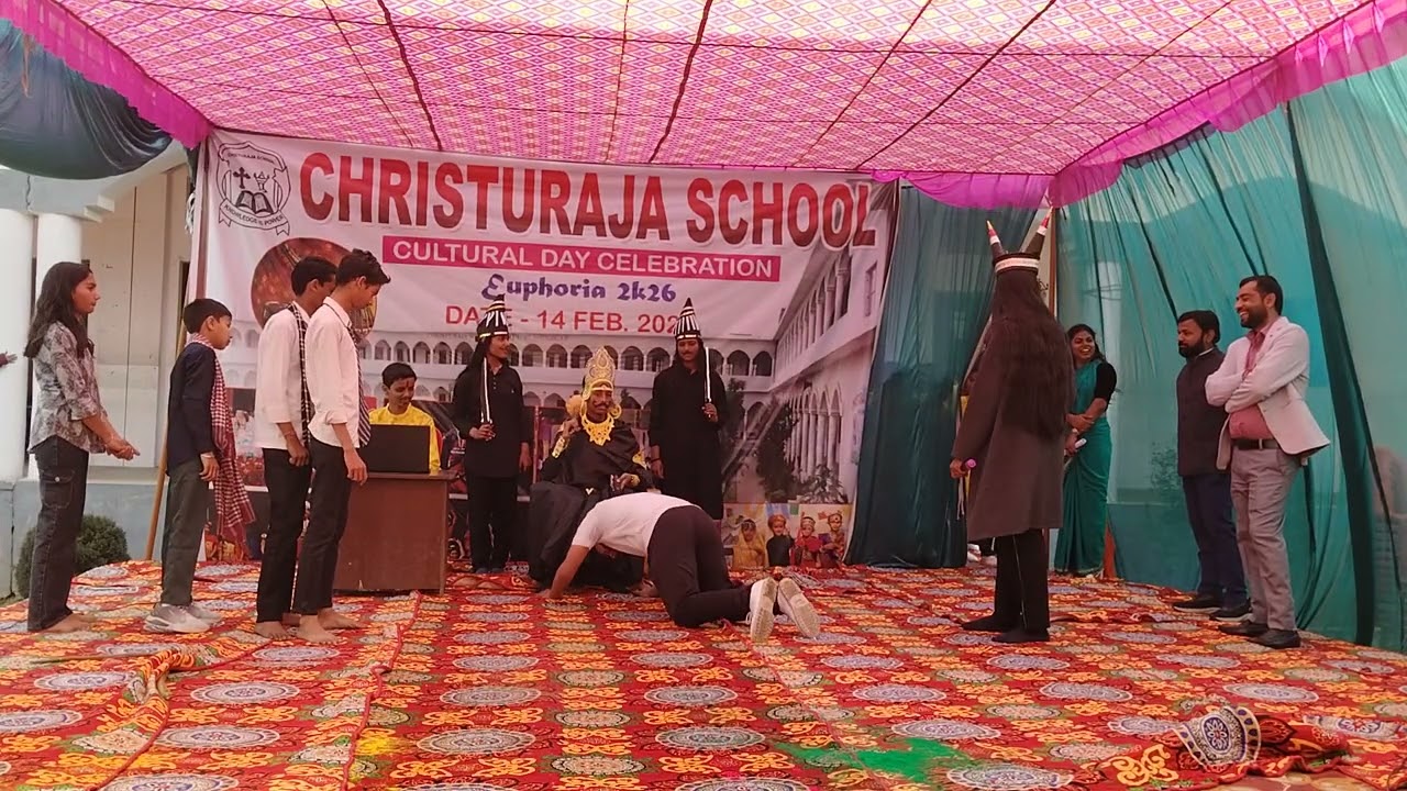 Cultural program 2026(Yamraj ka darbar-Traffic Rule) Christuraja School Hata