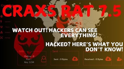 CRAxRAT 7.5 Remote Access Tool |Ethical Hacking, Android Hacking | Buy Cheap Price & live  Demo free