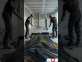 Installing this Heated Floor Then Pouring Epoxy Was Insane #construction #satisfying