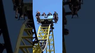 Would you ride this CRAZY roller coaster?! #shorts