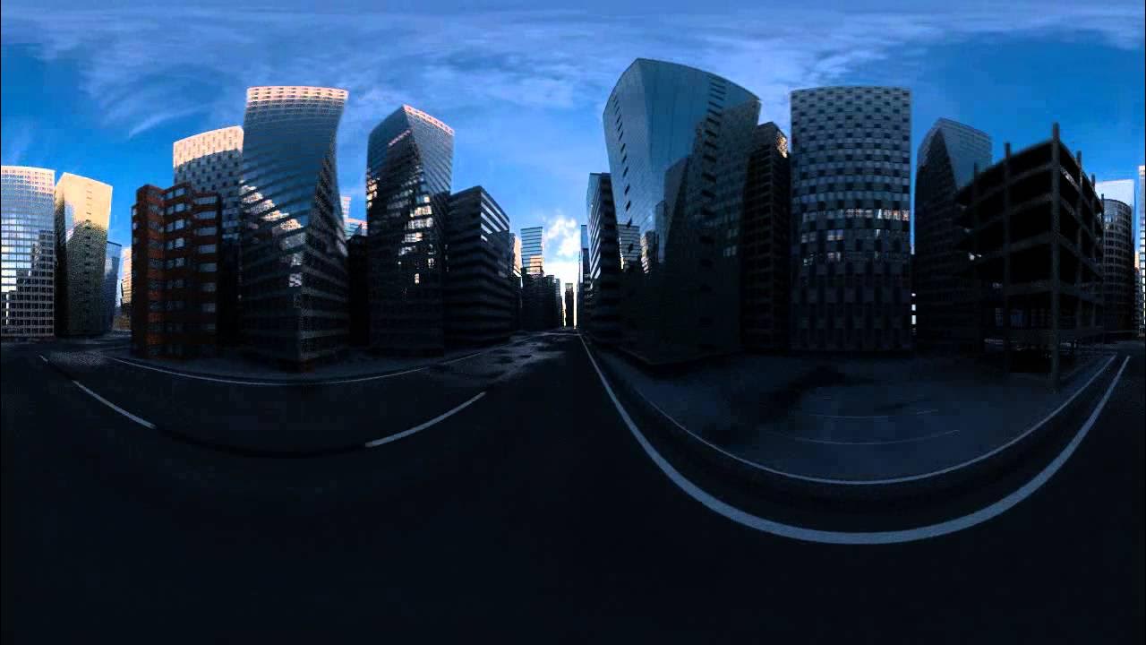 360° city in Blender (VR) YouTube