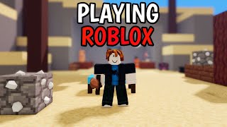 Playing Roblox Bedwars For The First Time