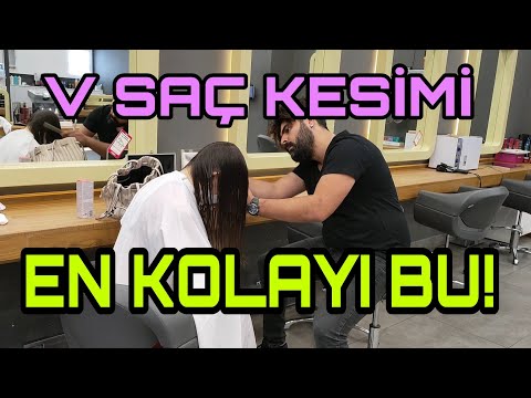 V HOW TO MAKE A HAIR CUT? EASIEST FORMULA !! V SAÇ KESİMİ NASIL YAPILIR? EN KOLAY FORMÜL !!