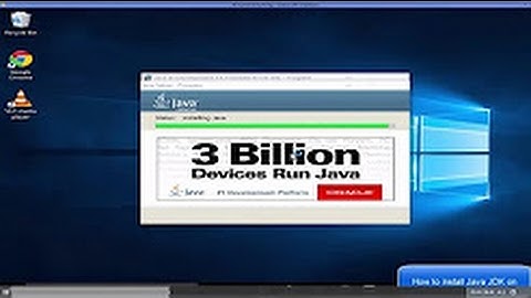 How to install Java JDK in windows 10/ 8.1/ 8 / 7