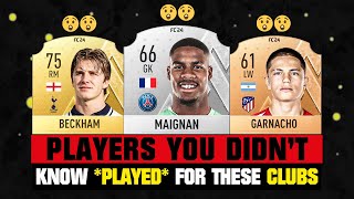 FOOTBALL PLAYERS You Didn't Know PLAYED For THESE CLUBS! 🤯😱 ft. Maignan, Beckham, Garnacho…