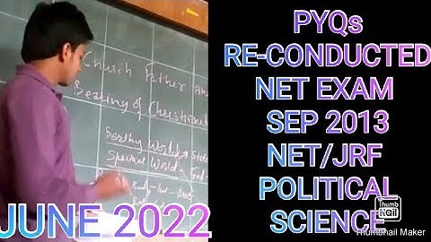 PYQs/RECONNECTED NET EXAM Sep 2013/ POLITICAL SCIENCE/PYQs INTERNATIONAL POLITICS/NET/JRF/JUNE 2022