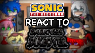 Sonic Characters React To FNF VS Darkness Takeover | Corrupted Family Guy Glitch // GCRV // PIBBY