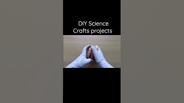 DIY cardboard DNA Model Project | School projects | lock down activity