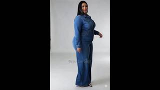 Plus Size Contour Fit Jumpsuit Fashion Collection