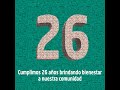 Aniversario 26 aos diagnstico cedimed