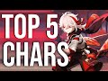 Top 5 Characters in Genshin Impact: