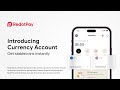 RedotPay How To Use The All New Currency Account Feature mp3