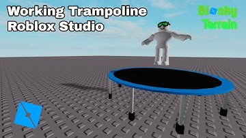 How to make a Working Trampoline | Roblox Studio