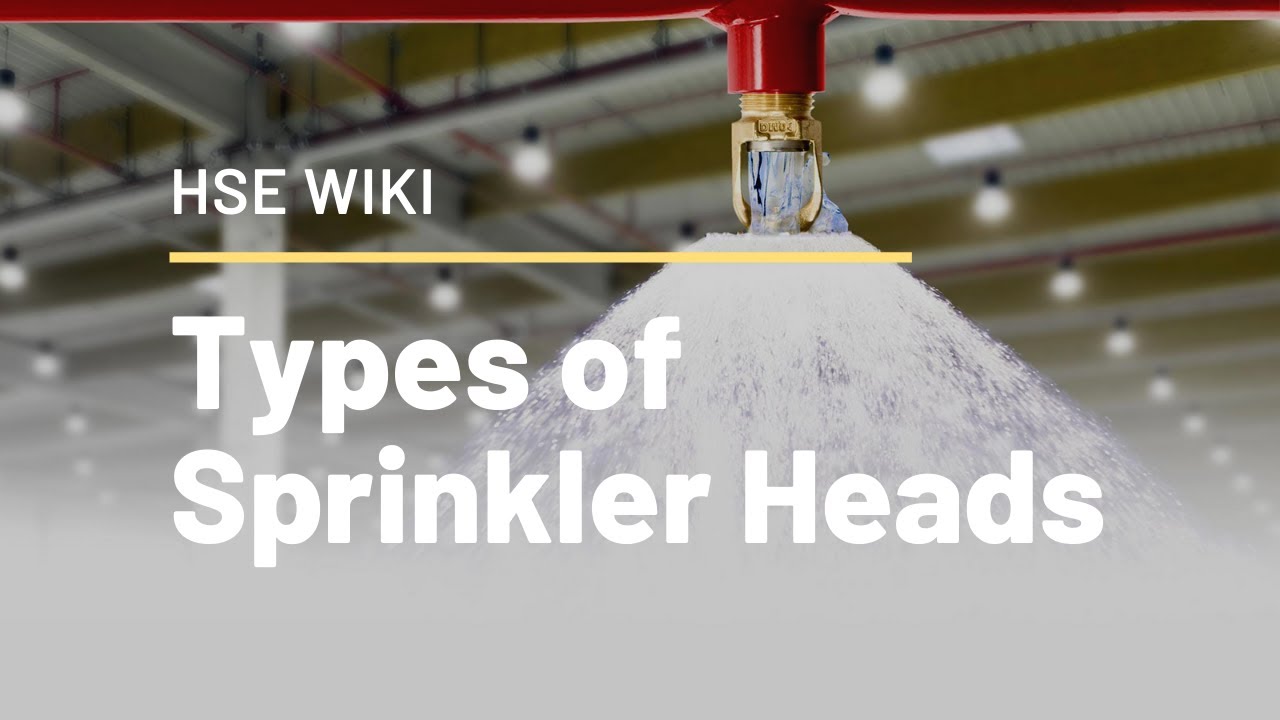 Types Of Sprinkler Heads You